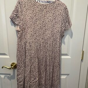 Peach Love California Leopard Print Mini Dress